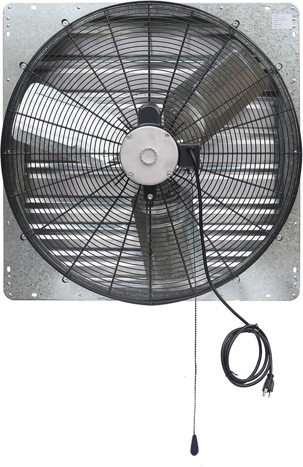 iLiving 30" & 36" Wall Mounted Shutter Exhaust Fans - Thermostat Control & Single Speed - Ventilation For Home Attic, Shed, Garage - 5088 & 6128 CFM