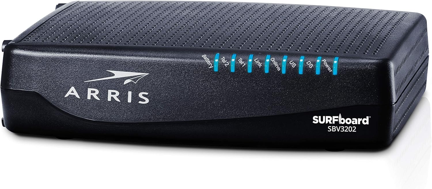 ARRIS Surfboard SBV3202 DOCSIS 3.0 Cable Modem, Certified for Xfinity Internet & Voice