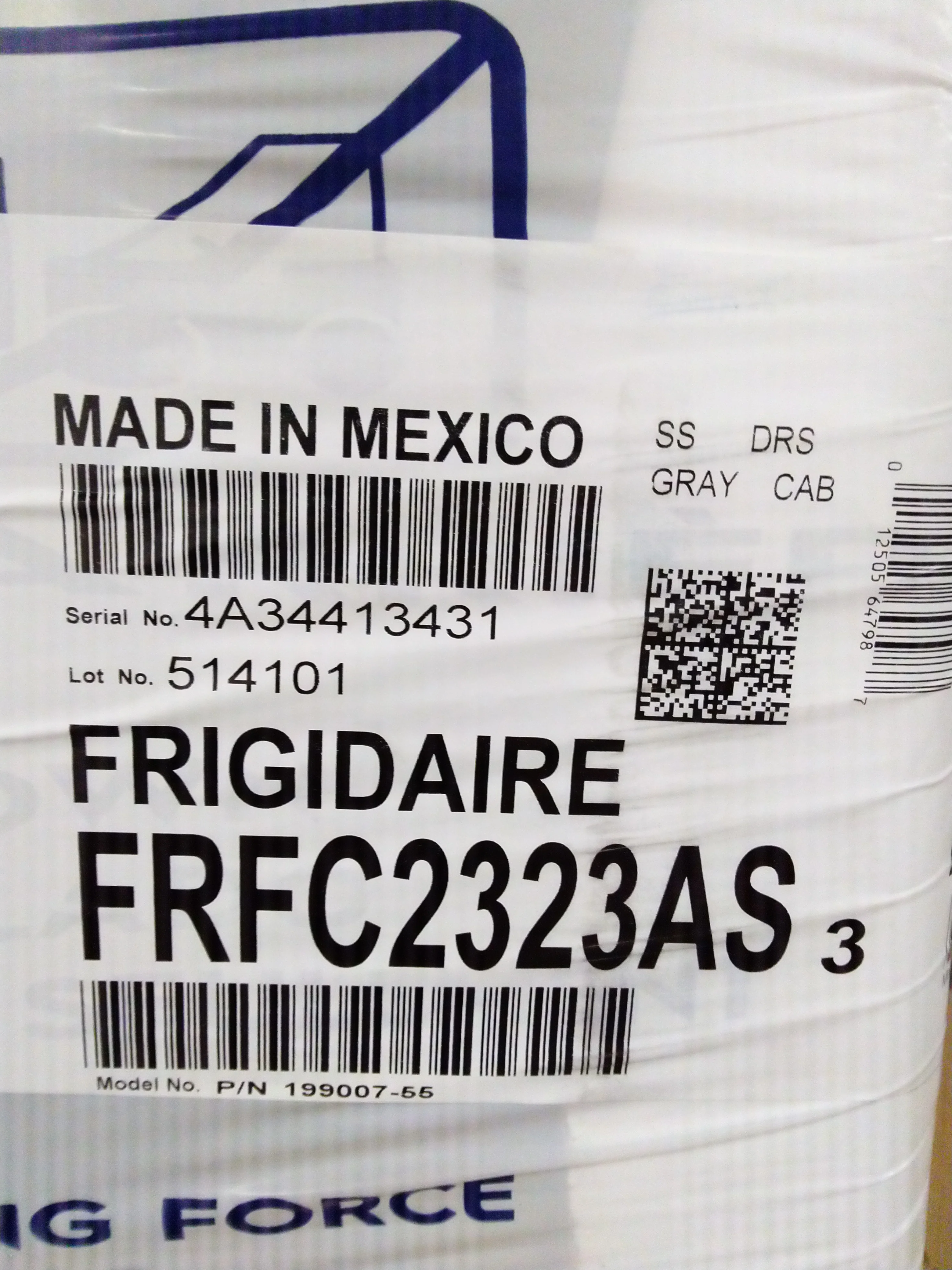 FRIGIDAIRE 36 IN. 22.6 CU FT. STAINLESS STEEL COUNTER-DEPTH FRENCH DOOR REFRIGERATOR - FRFC2323AS