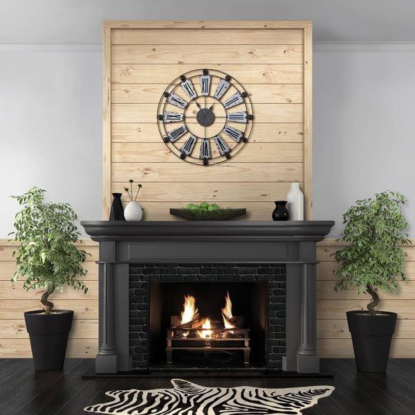 1 in. x 8 in. x 8 ft. Square Edge Pine Shiplap Board (6-Pack) 283975