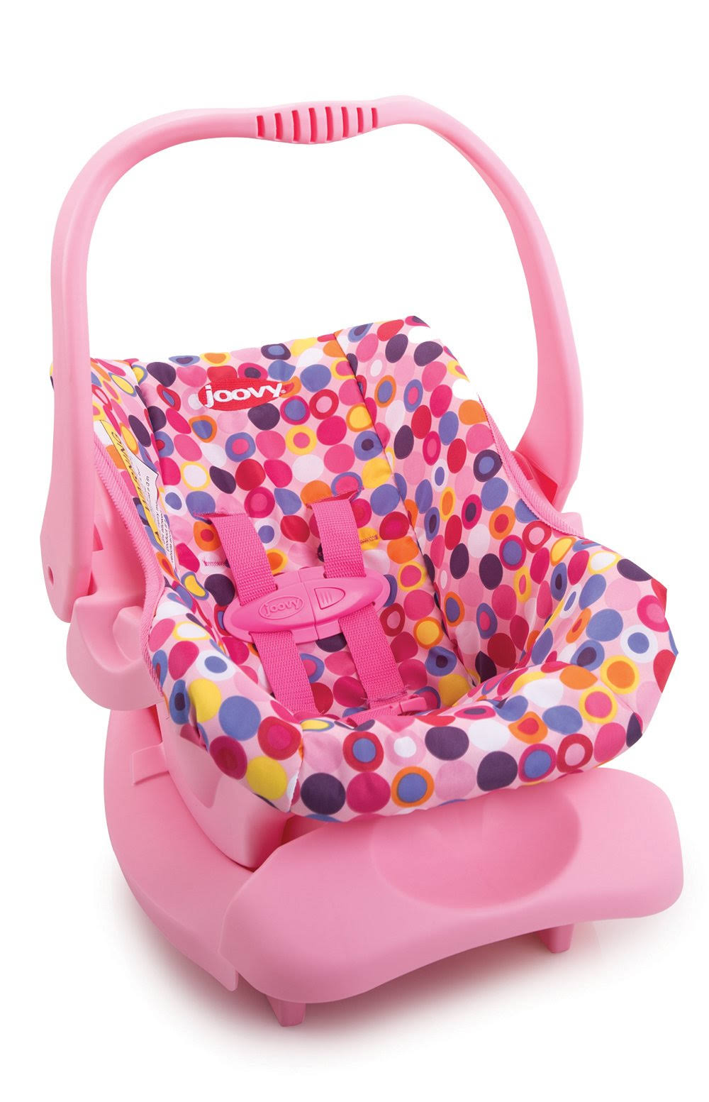 Joovy Doll Toy Car Seat - Pink Dot
