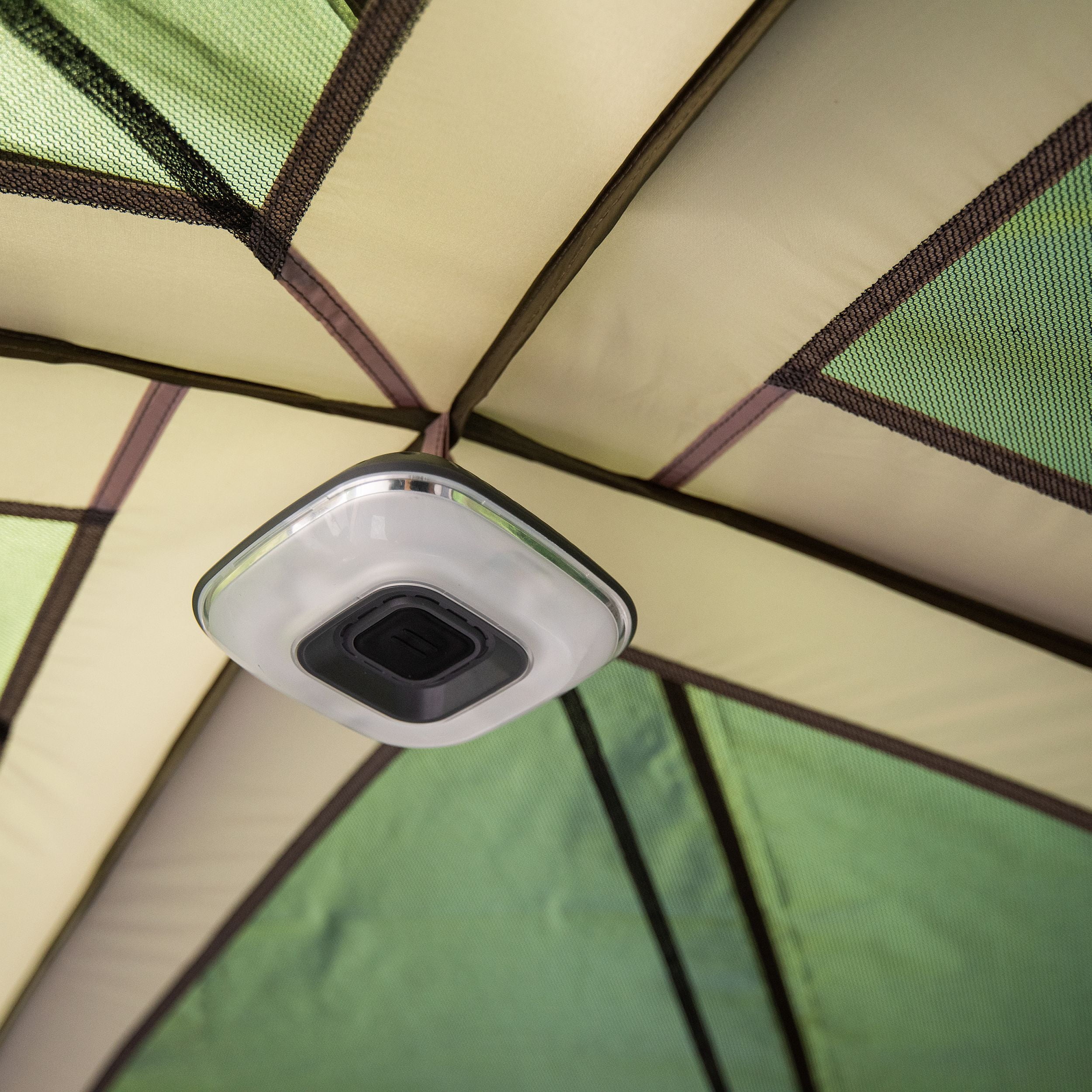 Ozark Trail 10-Person 3-Room Vacation Tent, with Shade Awning
