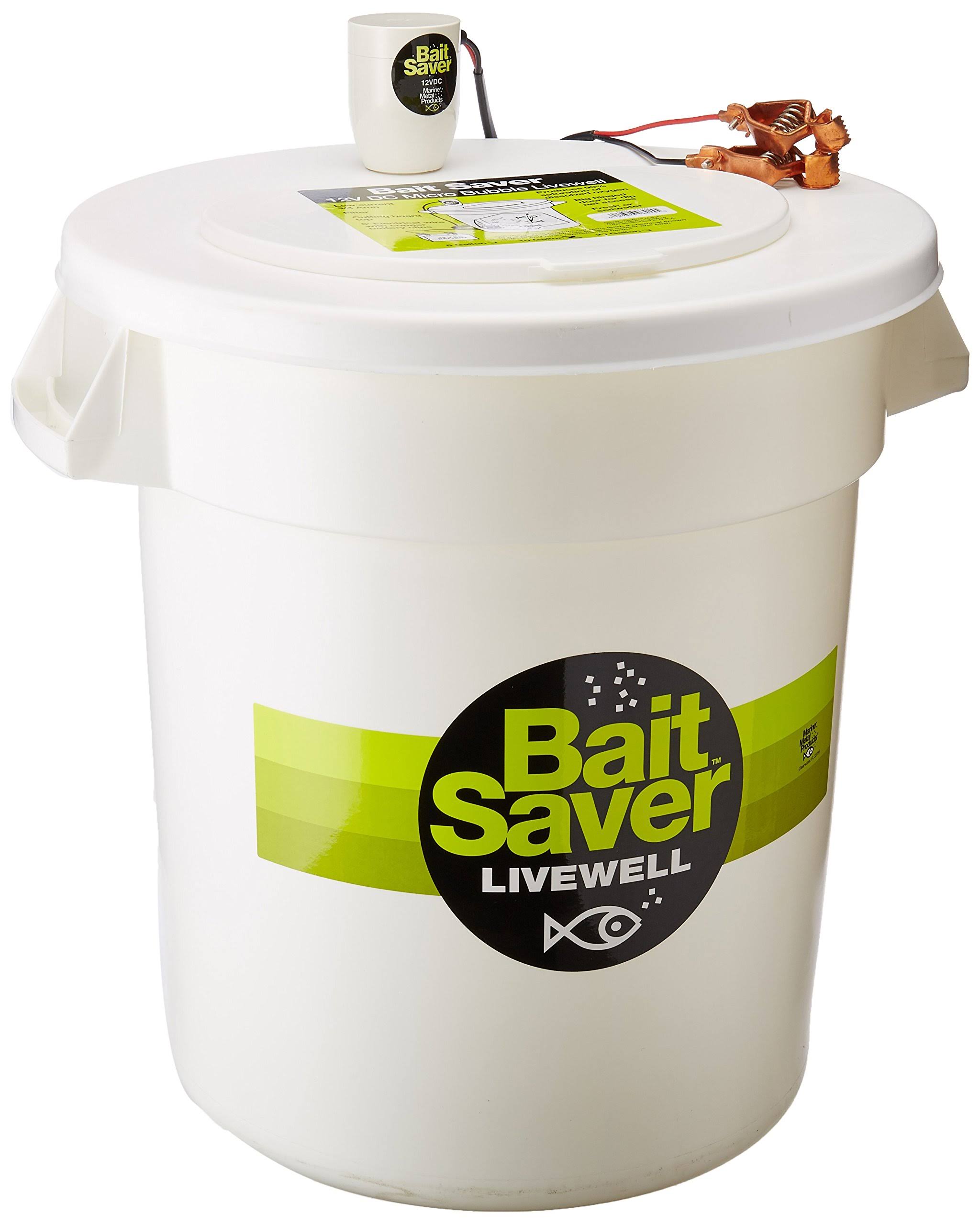 Marine Metal Bait Saver Livewells with Mounting Grommet - 5 gal bucket