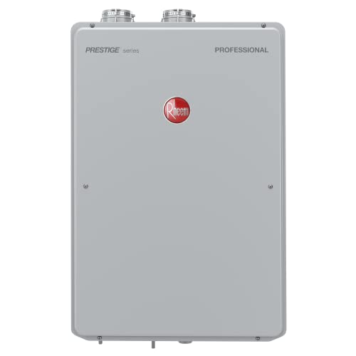 Rheem Prestige High Efficiency Condensing Tankless Indoor Natural Gas Water Heater