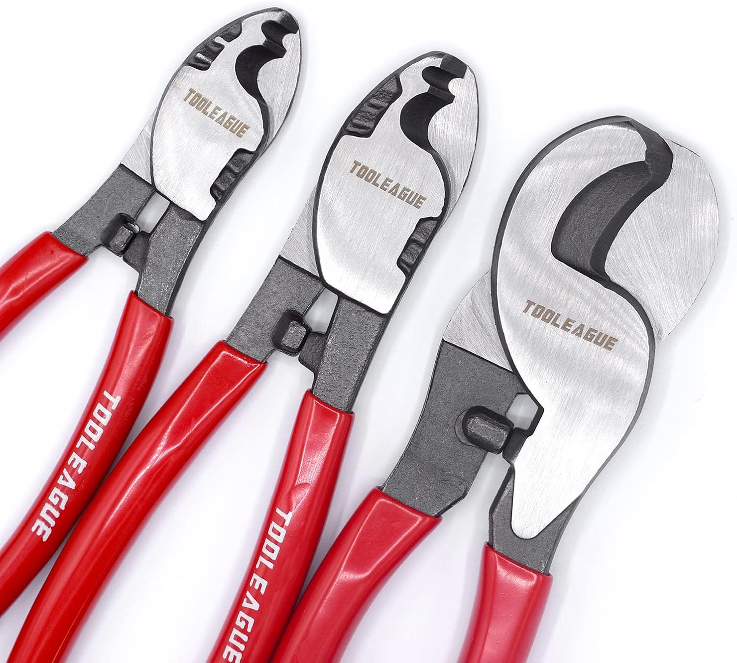 TOOLEAGUE 10 inches Cable Cutter,Heavy Duty Cable Cutting, High Leverage Cutter for Aluminum, Copper, Wire, Communications Cable