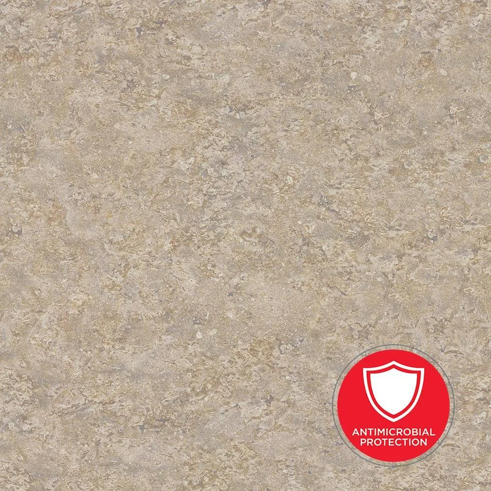 Wilsonart High Definition 60-in W x 96-in L Silver Travertine Laminate Sheet in Gray | 1858K-55-60X096-000