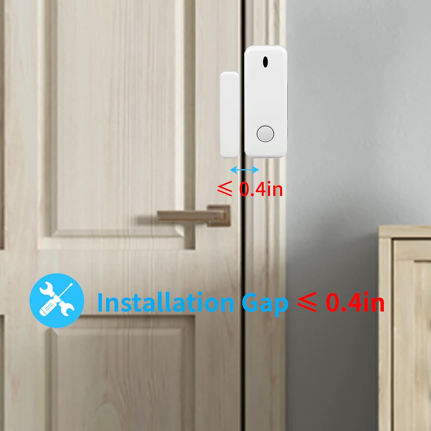 Alarm System for Home Security, HOIDURY Home Security System, WiFi Door Alarm, 8-Piece kit 1 Hub Station, 5 Door Window Alarm Sensors, 2 Remotes, Works with Alexa, for House Office Apartment Business. Pack of 2