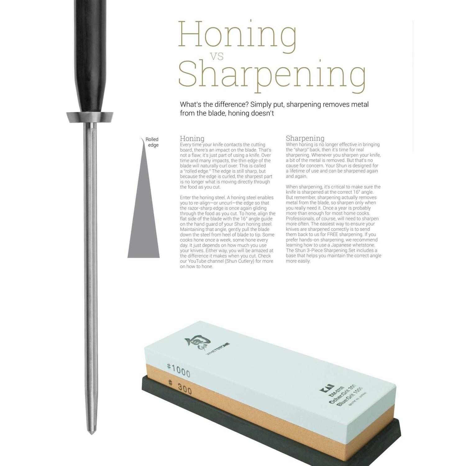 Shun 3 Piece Whetstone Sharpening System - Shop Hardware Tools Online Store