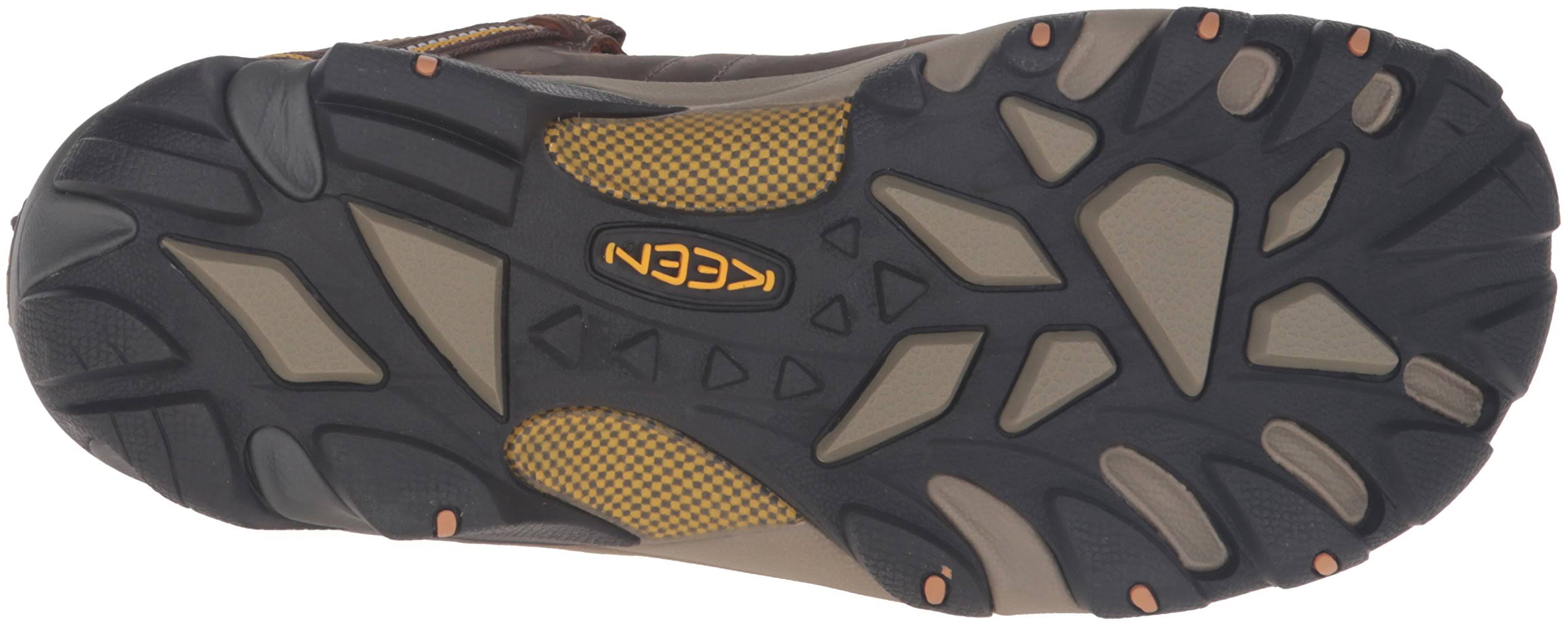 Keen Men&s Targhee II Waterproof - Wide Cascade Brown/Golden Yellow / 10.5