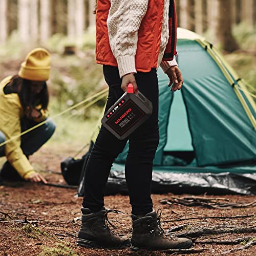 MARBERO Portable Power Station 88Wh Camping Lithium Battery Solar Generator Fast Charging with AC Outlet 120W Peak Power Bank(Solar Panel Optional) for Home Backup Outdoor Emergency RV Van Hunting