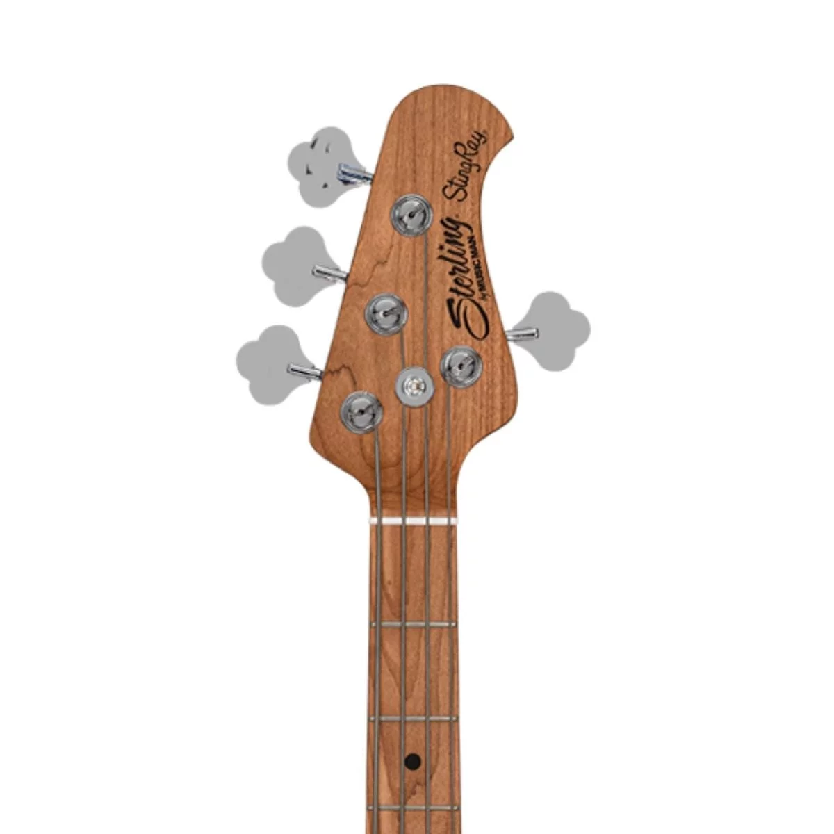 Sterling by Music Man Stingray 34 4-String Bass Guitar (Neptune Blue, Roasted Maple Fretboard)