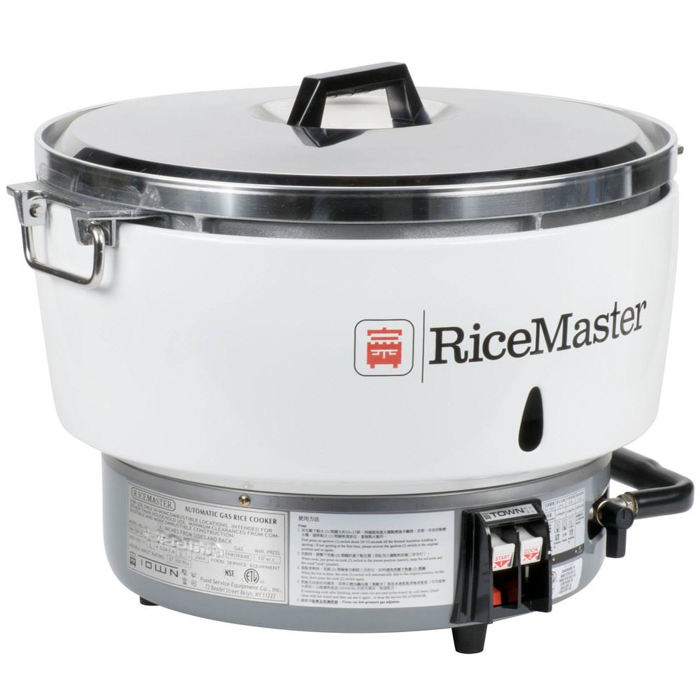 Town Rm-50n-r Ricemaster Commercial Rice Cooker Natural GAS 55 Cup