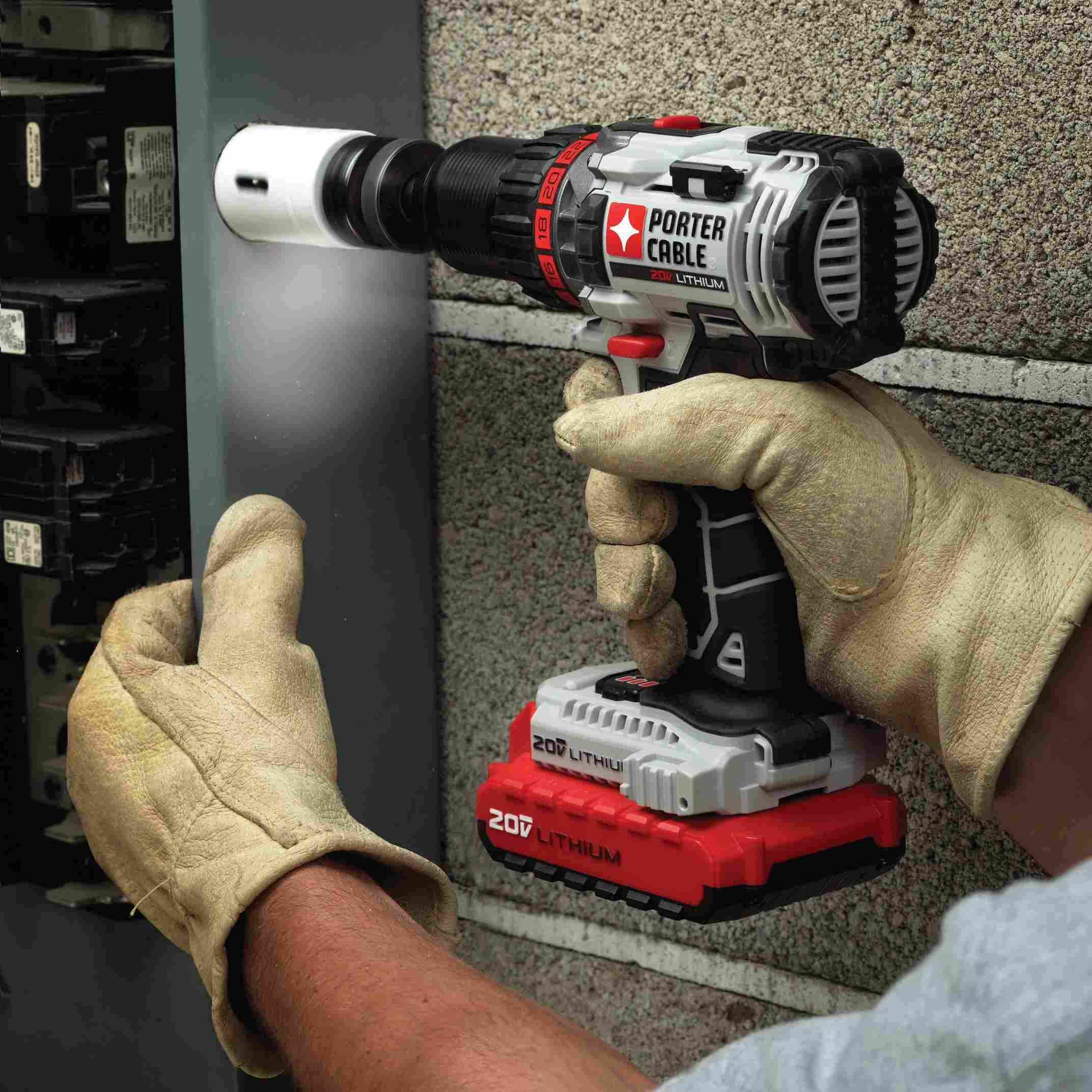 Porter-Cable 20-Volt Max* 1 and 2x22 Cordless Drill and Driver Kit PORPCC