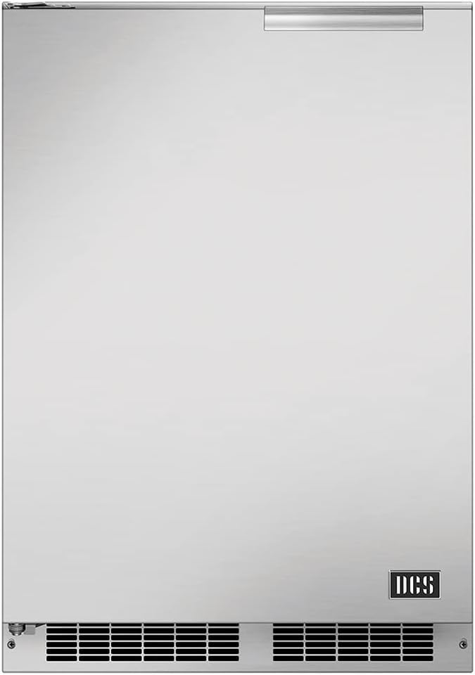 DCS 24" Stainless Steel Left-Hinge Outdoor Refrigerator - RF24LE4