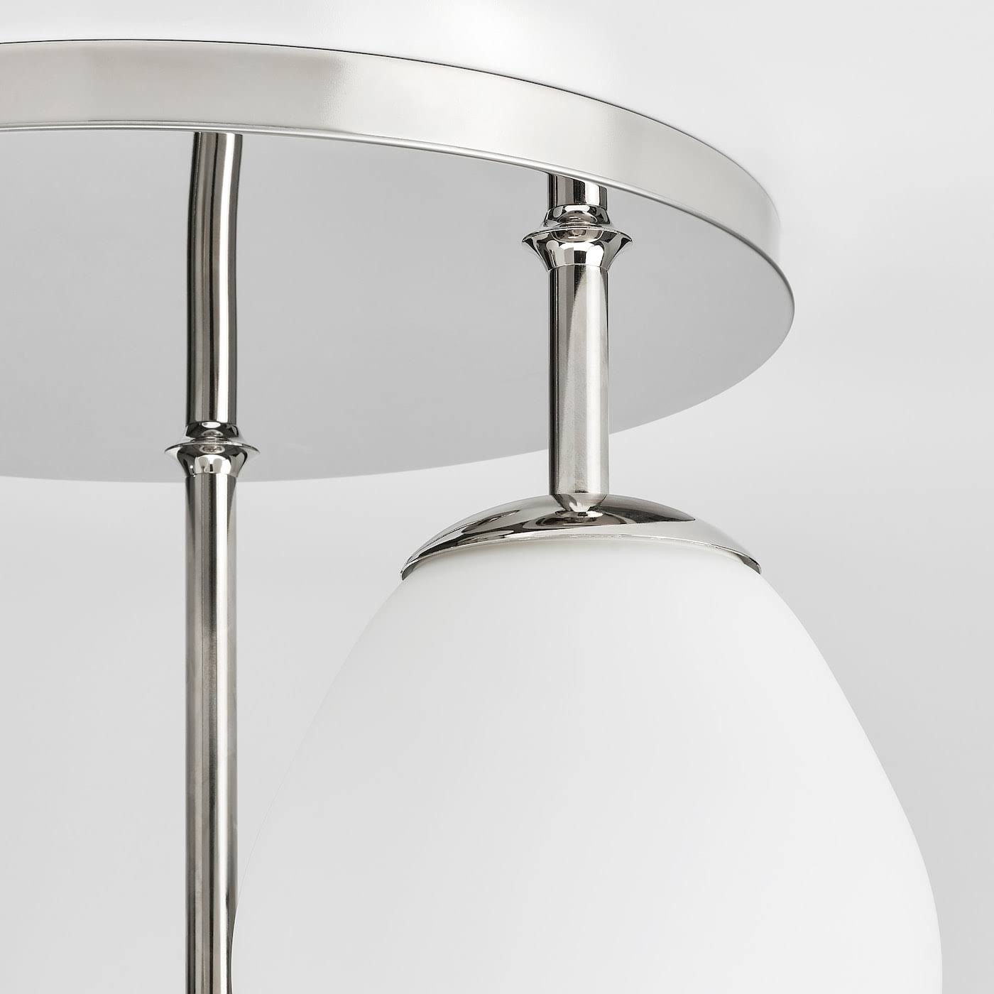 IKEA - DEJSA Ceiling Lamp with 3 Lights, Chrome plated/opal Glass, Diameter: 17 90478035