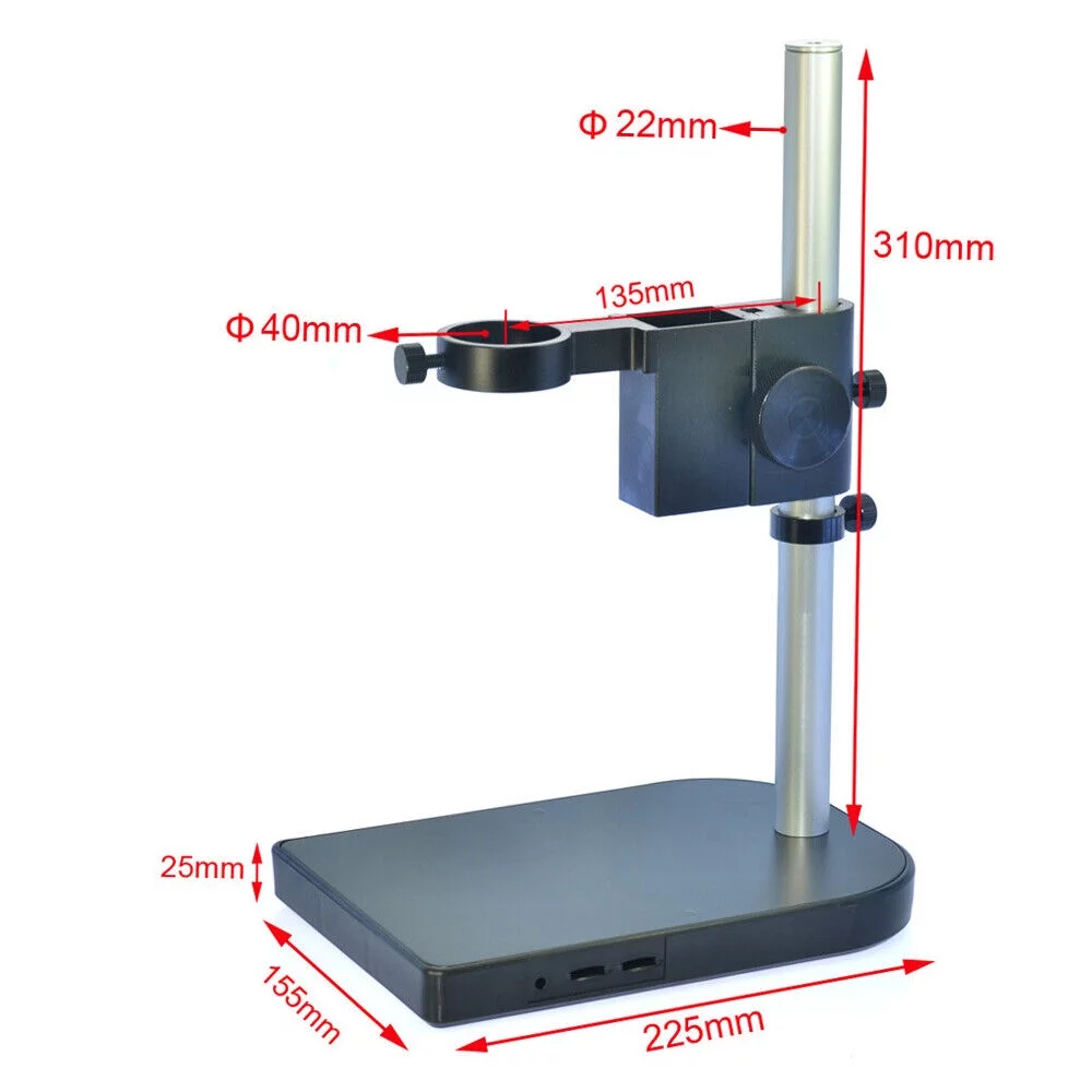 48MP HDMI Electron Microscope Industrial Camera Full HD Digital Zoom Equipment 48 MP HDMI USB 1080P Digital Video Industrial Microscope Camera C/CS Lens Interf Electronic Digital Microscope