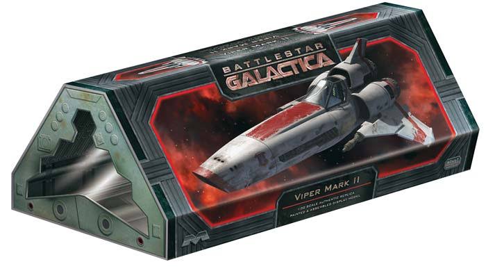 Moebius Battlestar Galactica Viper MKII Assembled Model