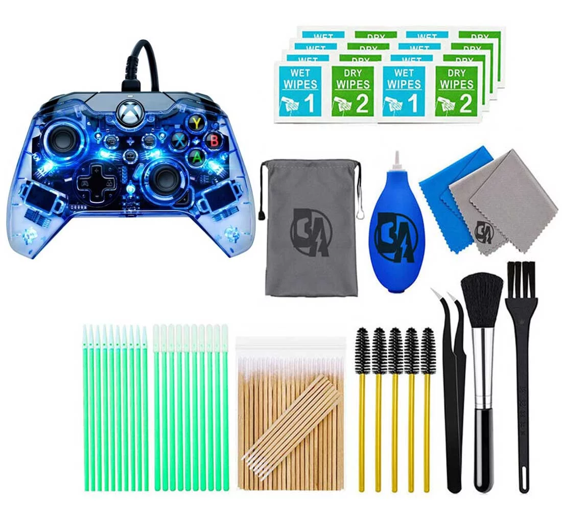 Afterglow - Wired Controller for Xbox Series X│S - Multi With Cleaning Manual Kit Bolt Axtion Bundle Used - Curated Treasures Market