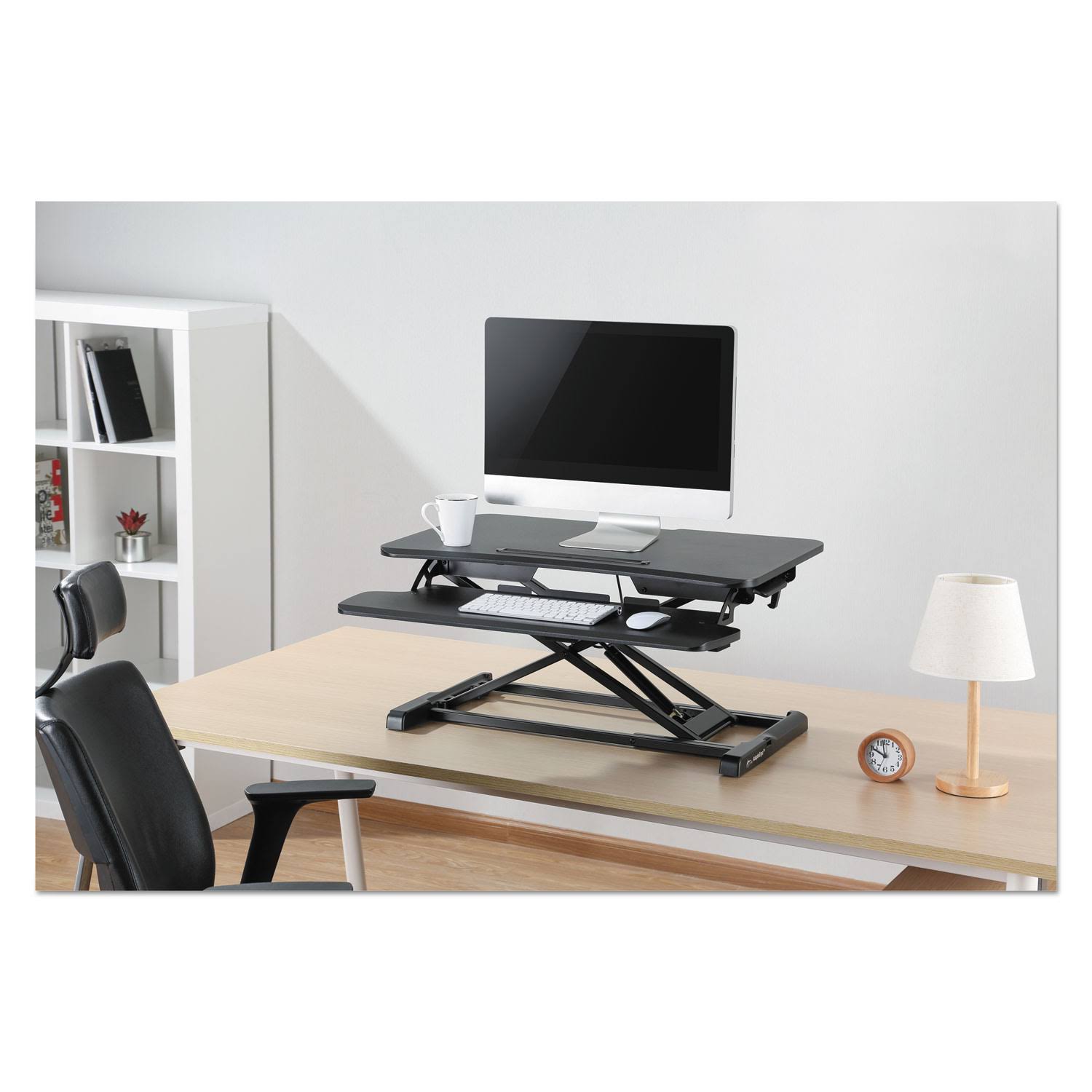 Alera AdaptivErgo Sit-Stand Workstation Black AEWR3B