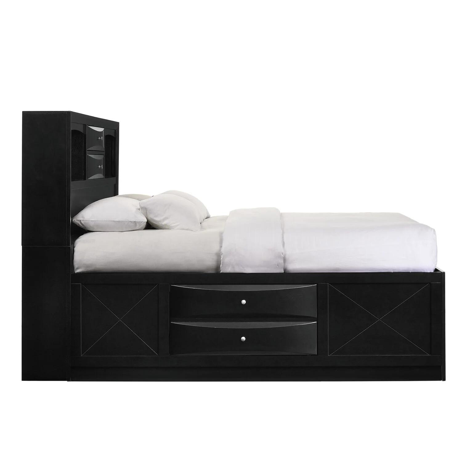 Picket House Furnishings Dana King Storage Bed in Black
