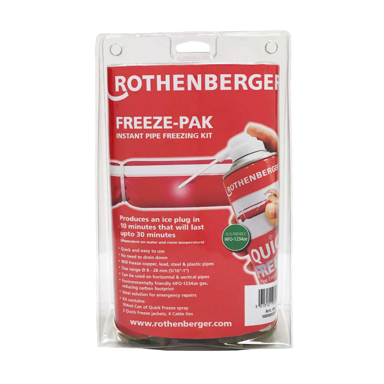 Rothenberger Pipe Freezing Spray Kit 5/16 in Min Steel Pipe 1500003034 - Shop Hardware Tools Online Store