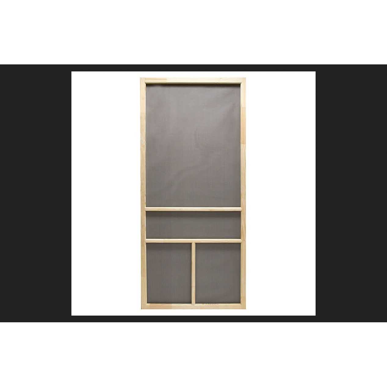 Precision 80-1/2 in. H X 36 in. W Dogwood Natural Wood Wood Screen Door - Shop Hardware Tools Online Store