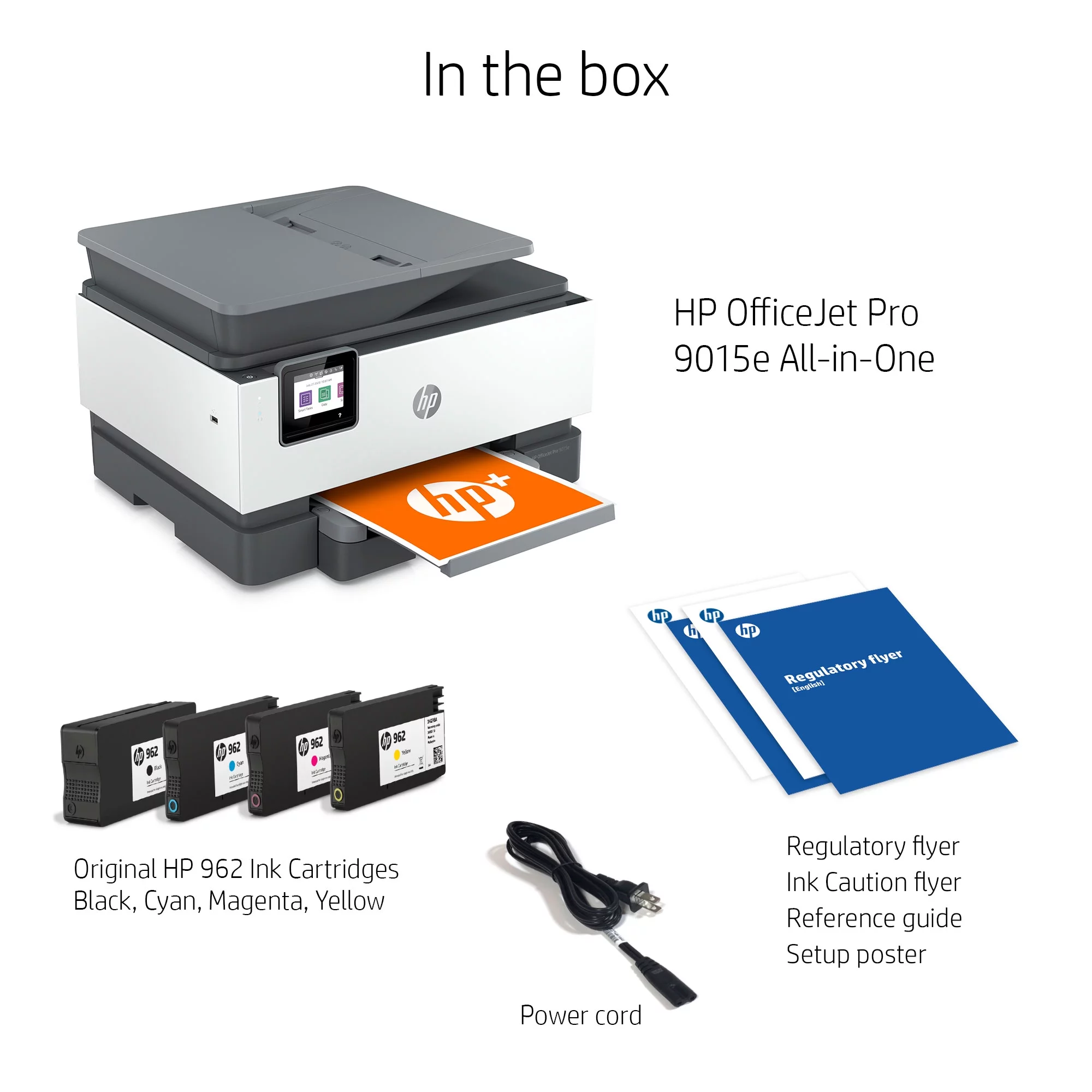 HP OfficeJet 9025e All-in-One Wireless Color Inkjet Printer - 6 months free Instant Ink with HP+