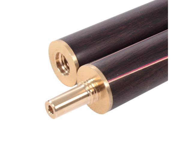 CUESOUL Classic Handmade 57 Rosewood 3/4 Piece Snooker Cue with Black Cue Case and Aluminum Telescope Extension
