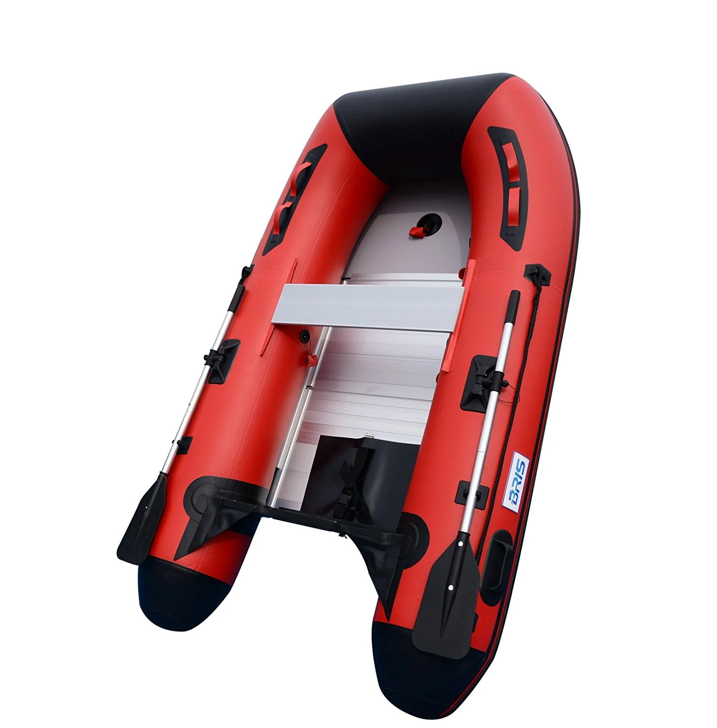 BRIS 8.8Ft Inflatable Boat Fishing Pontoon Boat Tender Dinghy Raft