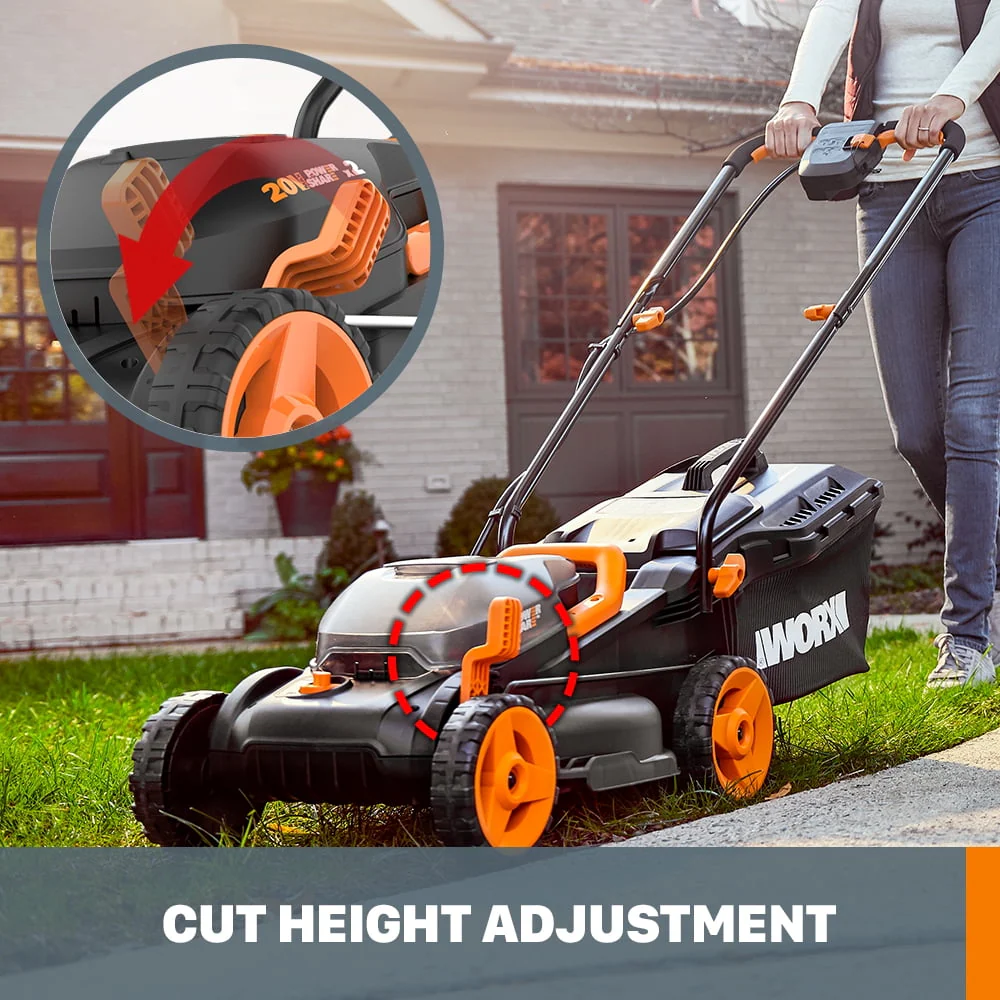 Worx WG779 40V Power Share 4.0Ah 14 Cordless Lawn Mower (Battery and Charger Included)
