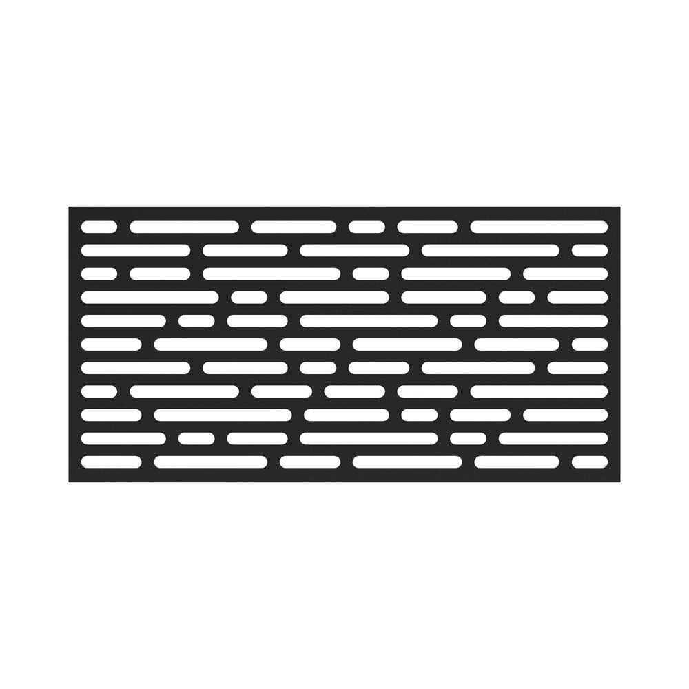 Barrette Outdoor Living 3 ft. x 6 ft. Optic Black Polypropylene Decorative Screen Panel - Shop Hardware Tools Online Store