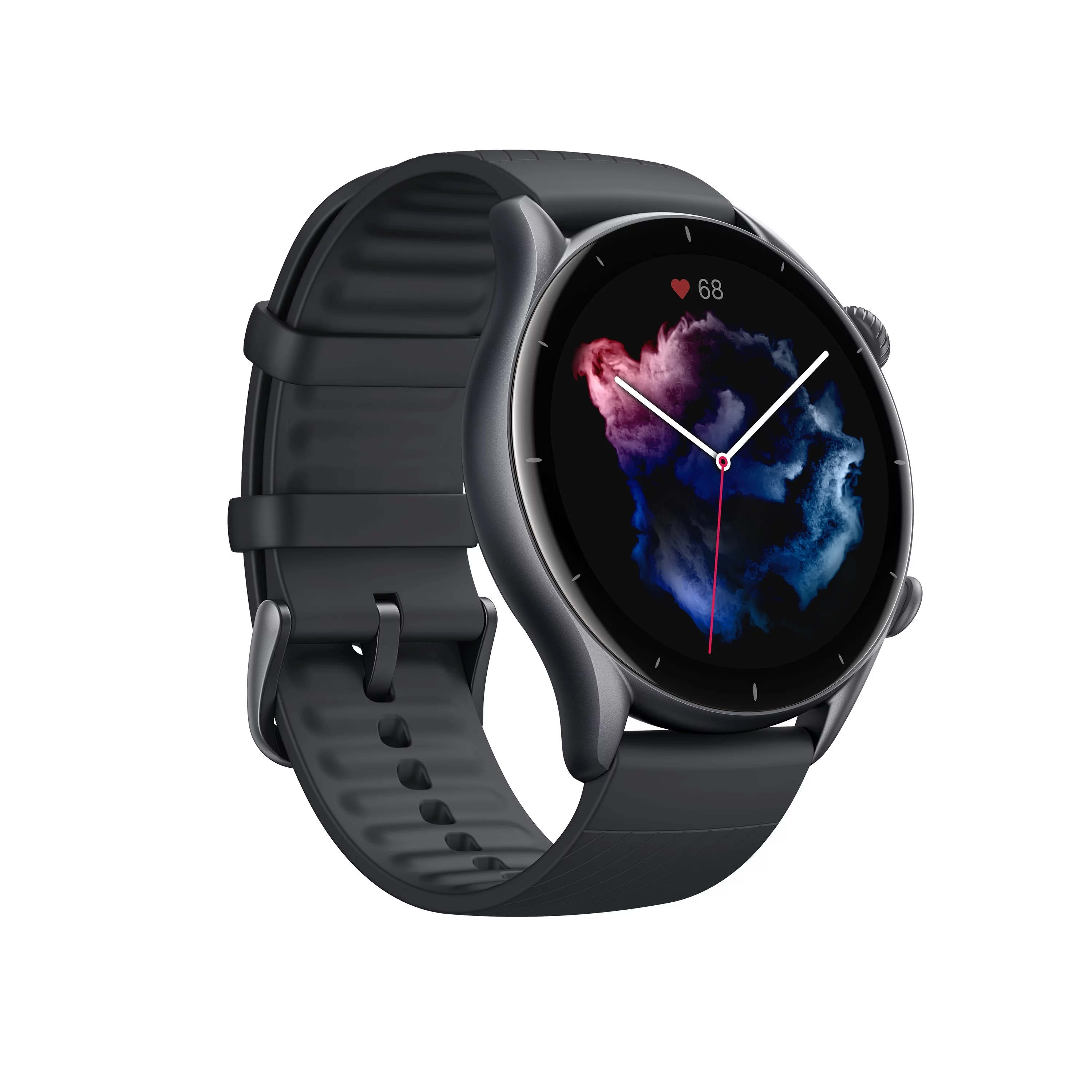 Amazfit GTR 3 Smart Watch: Android & iOS - GPS Fitness Tracker with 150 Sports Modes - 21-Day Battery Life - 1.39” AMOLED Display - Blood Oxygen Heart Rate Tracking - Waterproof, Thunder Black