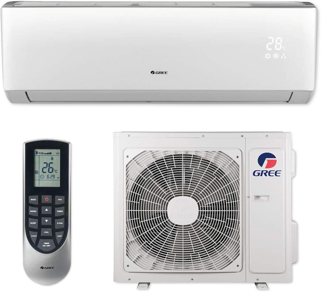 Gree 24,000 BTU 20 SEER Ductless Mini Split Air Conditioner Heat Pump w/Install Kit 230V (Open Box)