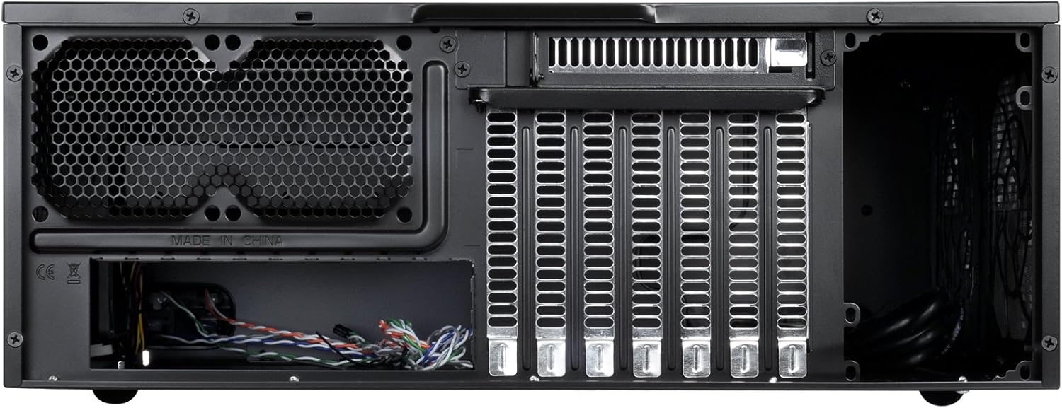 SilverStone Technology GD09B Home Theater Computer Case (HTPC) with Faux Aluminum Design for ATX/Micro-ATX Motherboards GD09B-x