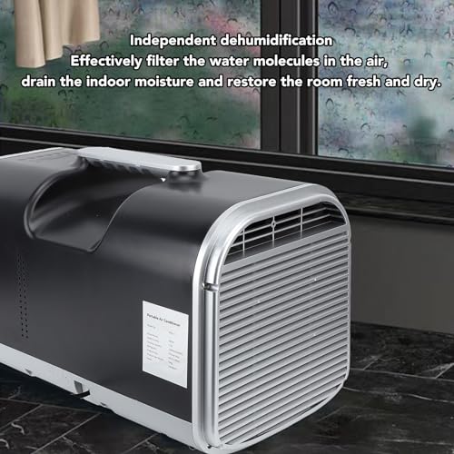 Camping Air Cooler,4500BTU 400W Portable Small Space Air Conditioner Dual Frequency Conversion Air Heater Cooler Mini Mobile AC Unit for Home Office Pet Rooms
