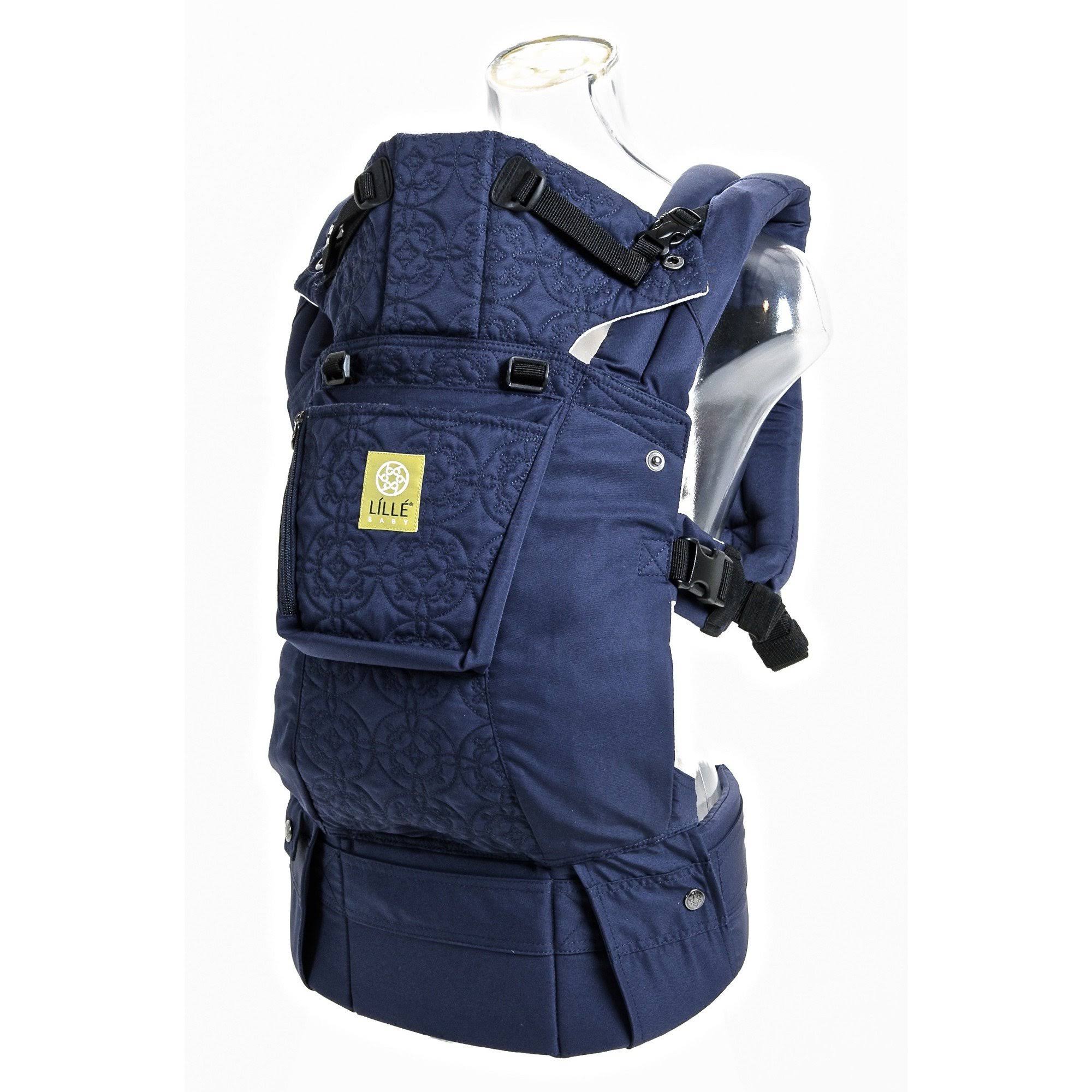 Lillebaby Complete Embossed Baby Carrier - Blue Circles
