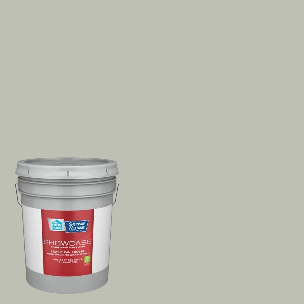 HGTV Home by Sherwin-Williams Showcase Flat/Matte Contented Hgsw3256 Interior Paint (5-Gallon) | HGSW3256-935244