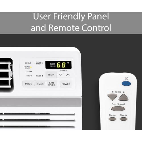 LG LW1017ERSM1 10,000 BTU Smart Window Air Conditioner, 115V, 450 Sq. Ft, Smartphone and Voice Control, ThinQ Enabled, Compatible with Alexa and Hey Google, 3 Cool & Fan Speeds