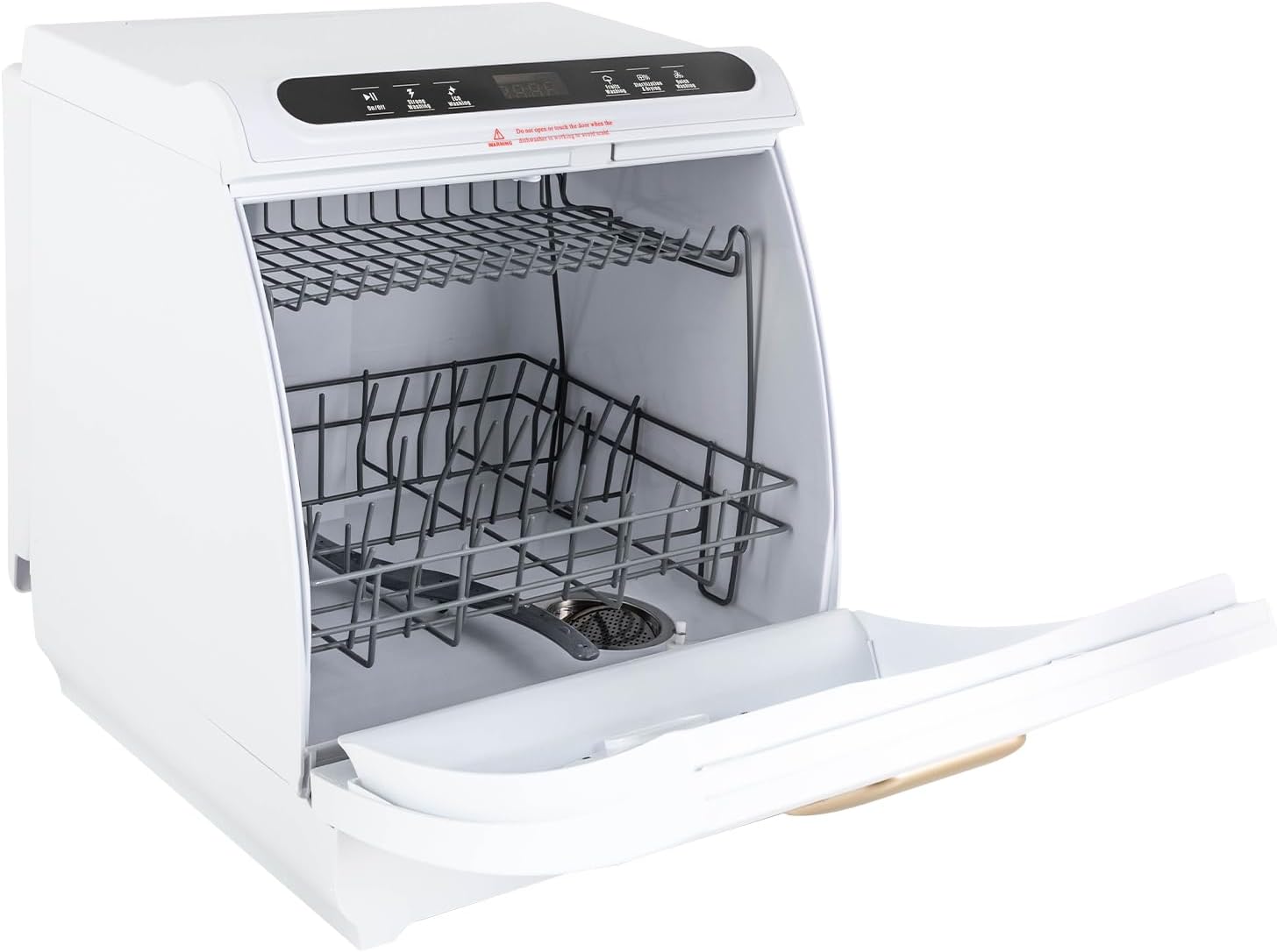Dishwasher,900W Portable Countertop Dishwasher with 7L Built-In Water Tank,No Hookup Needed,5 Programs, for Small Homes,Apartments, Dormitories,Campers,RVs,110V