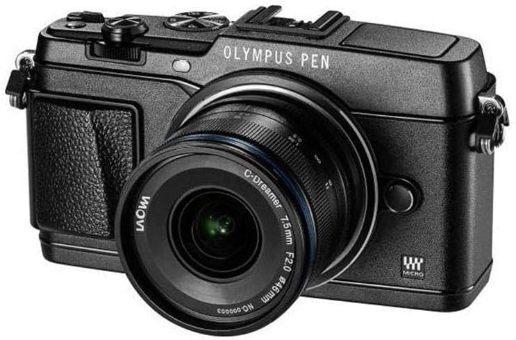 Laowa VE7520MFTSTBLK 7.5-mm Lens for Micro 4/3 Cameras (16.9 MP, HD 720 P), Black