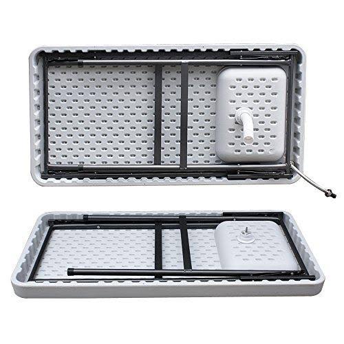 Folding Portable Fish Hunting Cleaning Cutting Table Camping Sink Faucet Silver