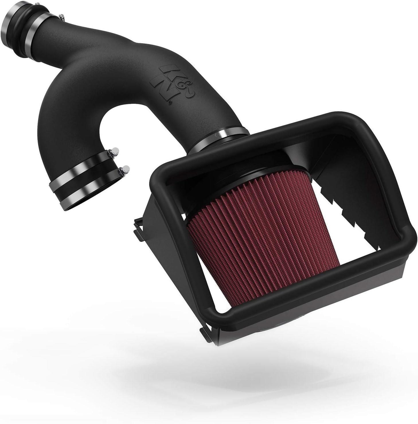 K&N Cold Air Intake Kit: High Performance, Guaranteed to Increase Horsepower: Fits 2015-2019 Ford F150, 2.7L V6,63-2593