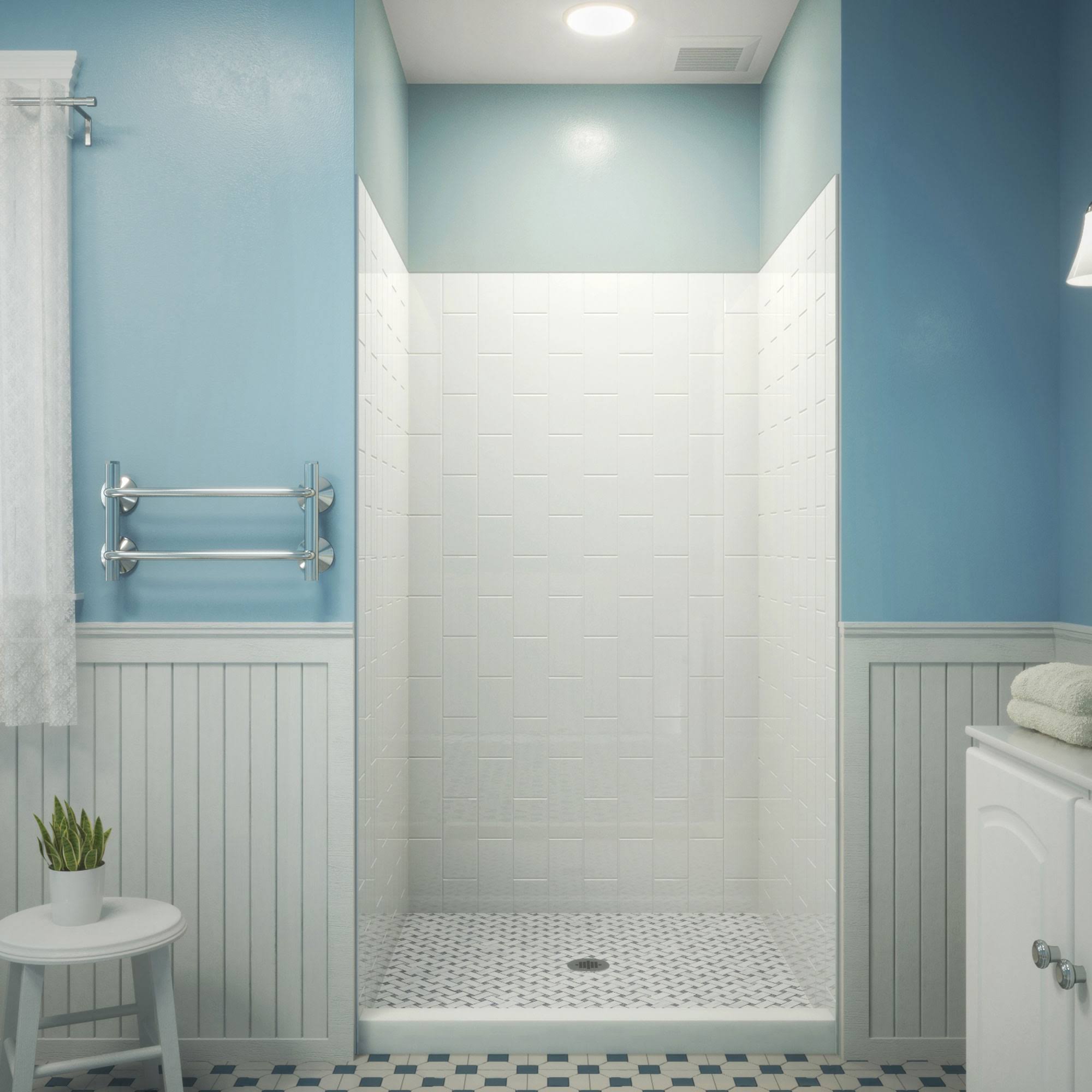 DreamLine QWALL-VS SHBW-1532760-00 Shower Backwalls Kit - White