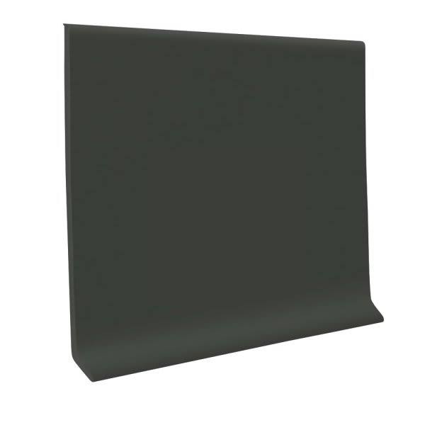 Roppe 4 in x .080 in x 48 in Black Brown Vinyl Wall Cove Base