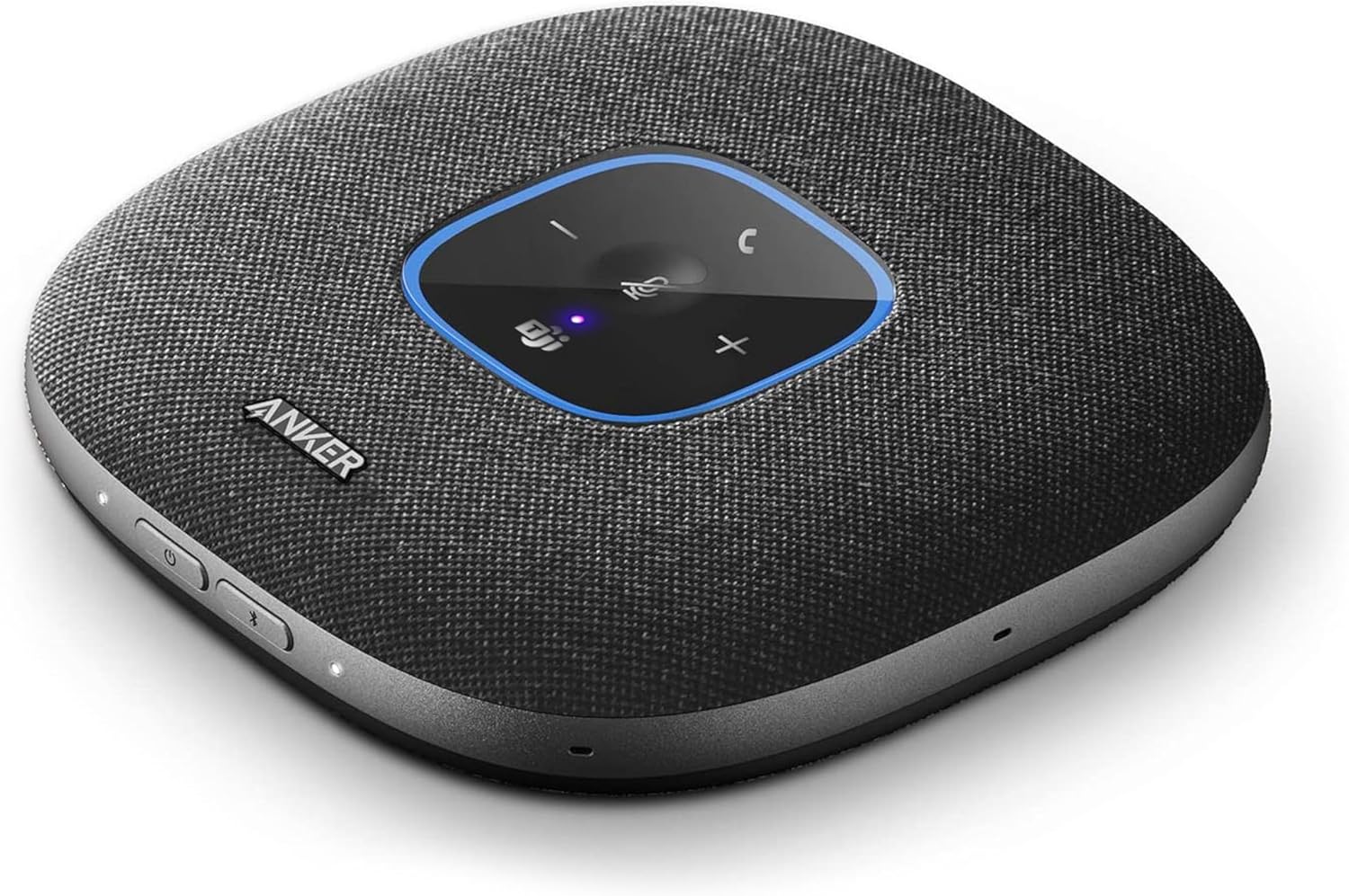 Anker PowerConf S3 MS Speakerphone with Microsoft Teams Certification, 6 Mics, Enhanced Voice Pickup, 24H Call Time, App Control, Bluetooth 5.3, USB C, Compatible with Leading Platforms, Home Office