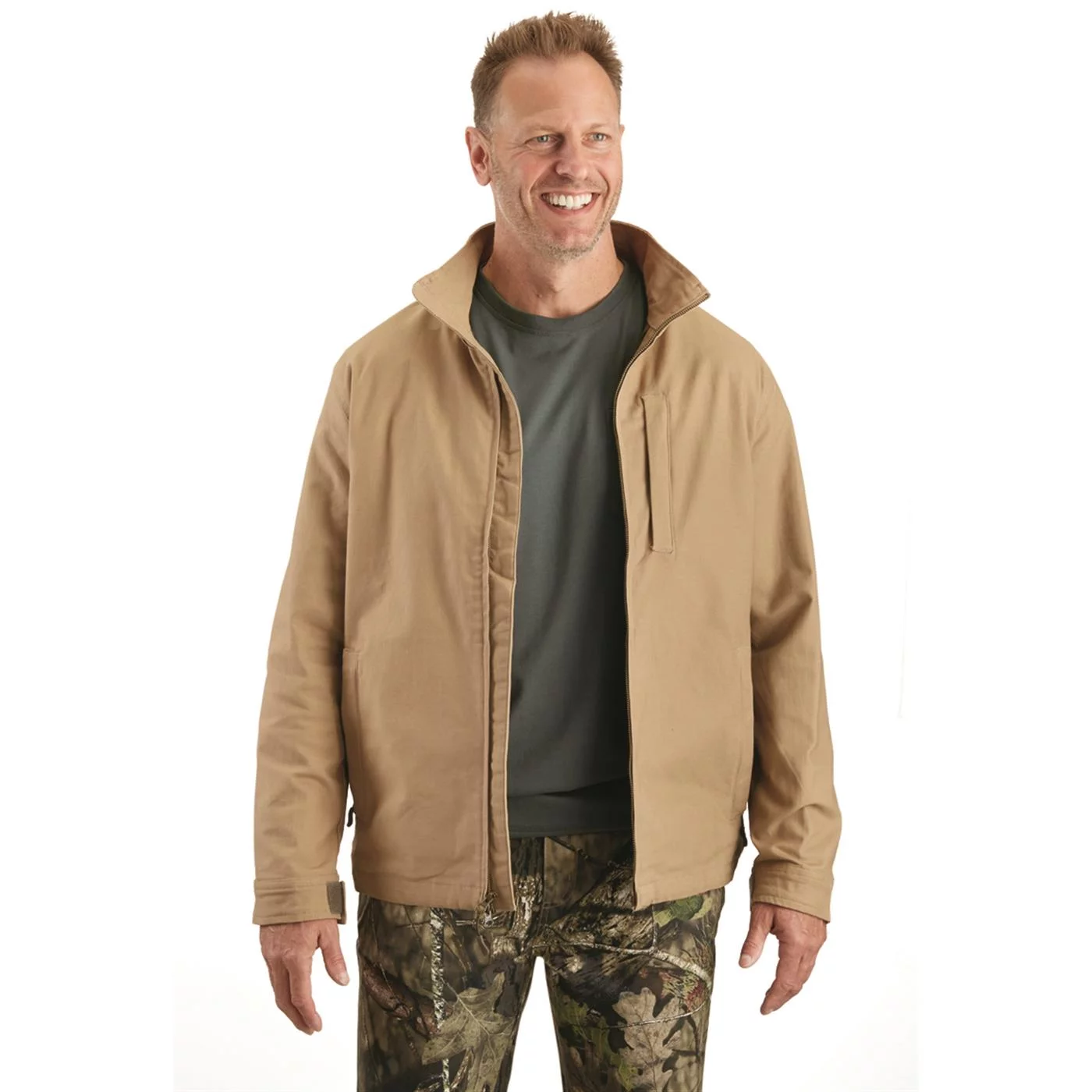 Guide Gear Men's Stretch Canvas Jacket Hunt Outdoor Outerwear Gear Apparel Clothing - Curated Treasures Market