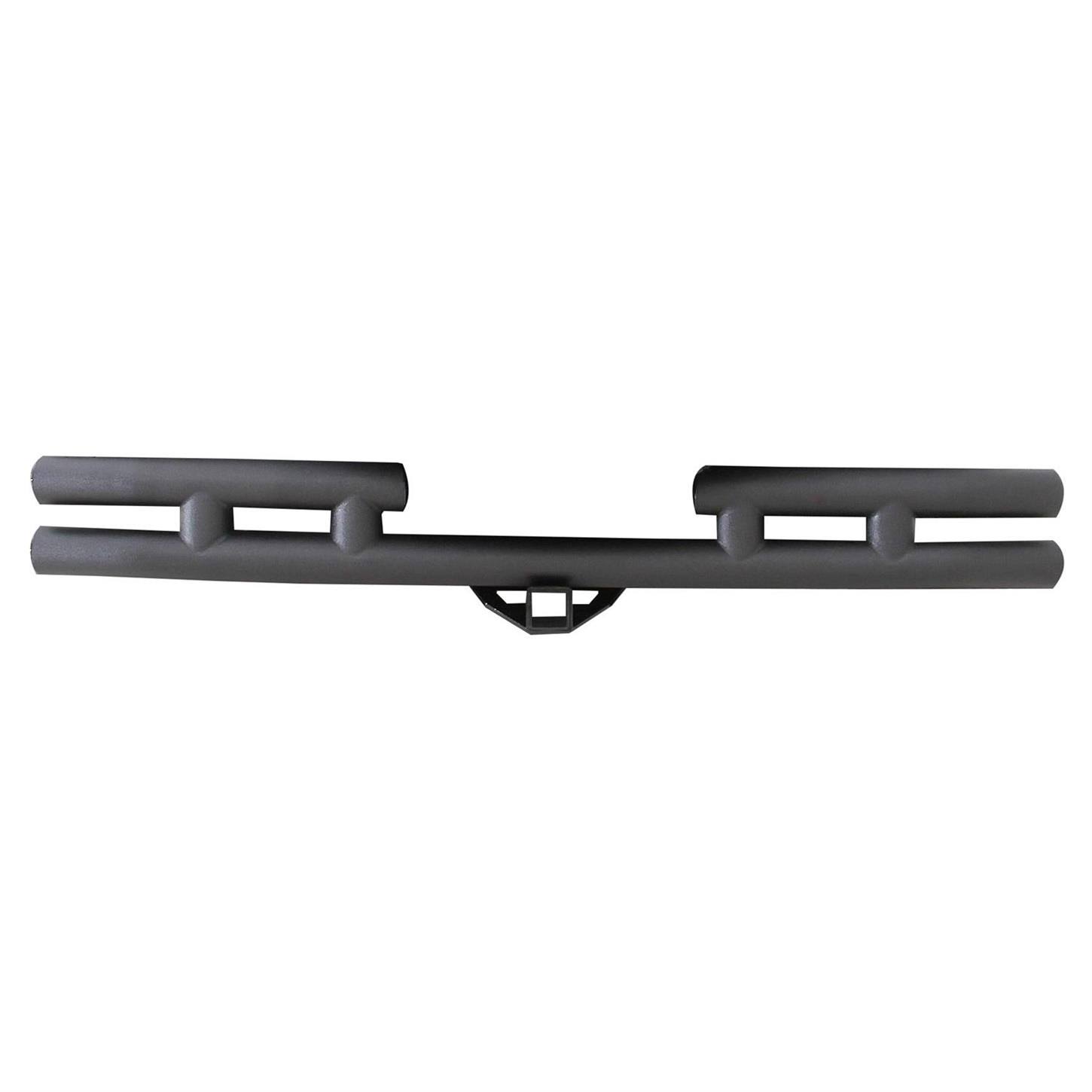Jeep Wrangler Smittybilt Rear Tubular Bumper; Textured Black JB44-RHT