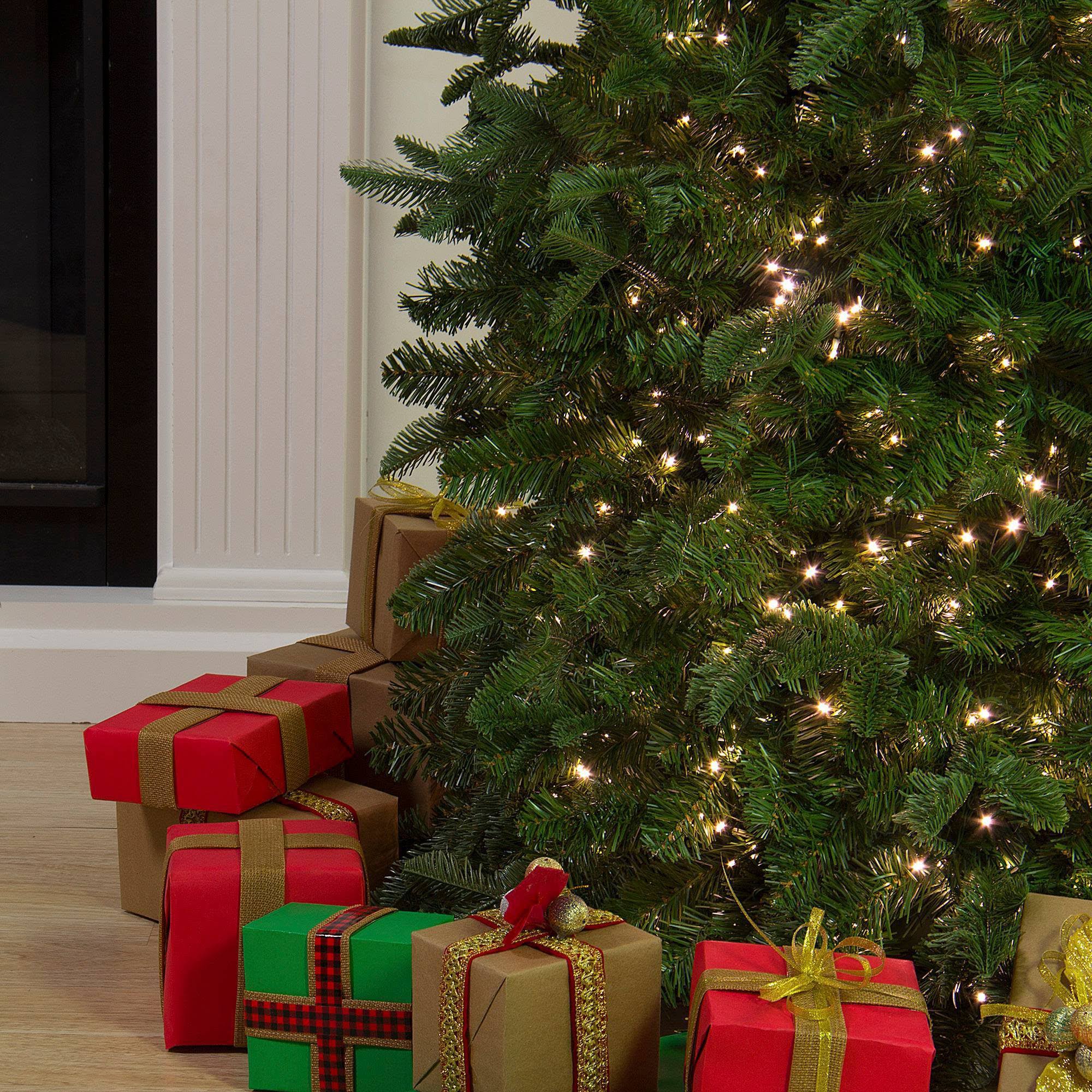 Easy Treezy 7.5' Pre-Lit Classic EZ Setup Tree with Fairy Lights Green