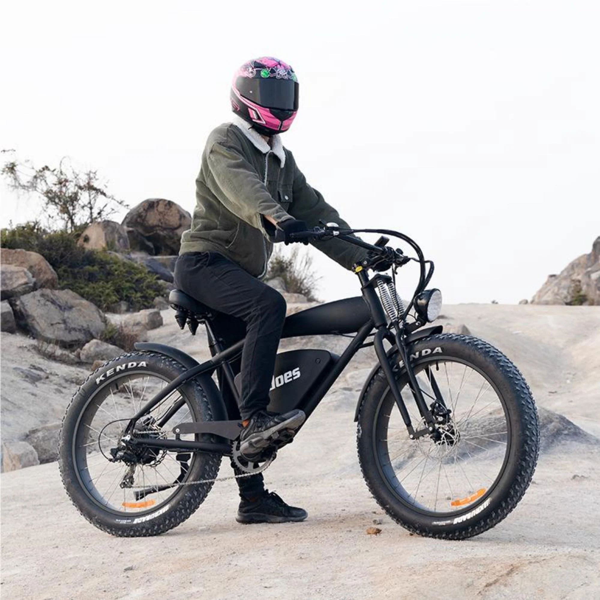Hidoes Adult Electric Mountain Bikes Commute Ebike 1200W up to 49 Miles Long Range & 31mph, Pedal Assist E-bike Cruiser Electric Bicycle with Shimano 7 Speeds & 26" Fat Tire