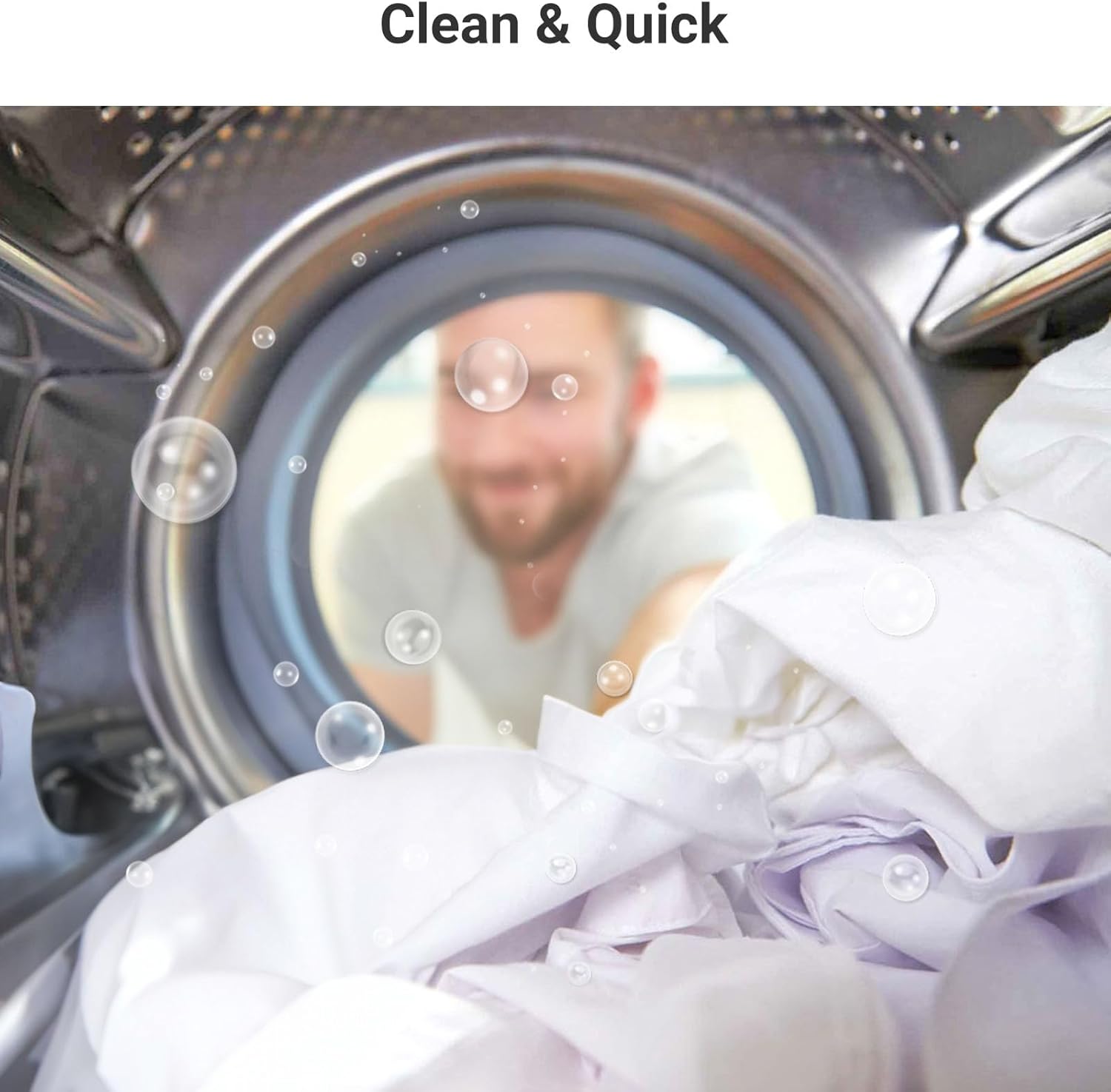 Front Load Washing Machine 4.5 Cu. Ft Washer Machine 27IN Large Capacity 12 Washing Cycles Super Speed Clothes Washing lavadora for Apartment RV, Steam Refresh